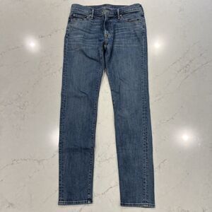Abercrombie‎ & Fitch Felix Super Slim Mens 32 x 34 Stretch Blue Denim Jeans EUC
